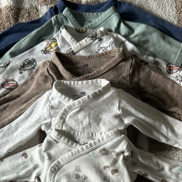 Long Sleeve Wrap over bodysuits - Picture 3 of 5